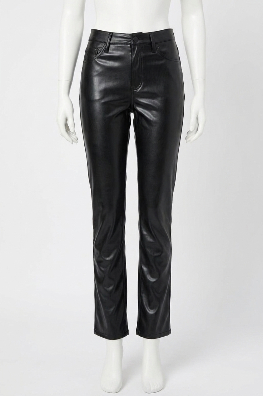 NEW KANCAN rudi faux leather pants in black